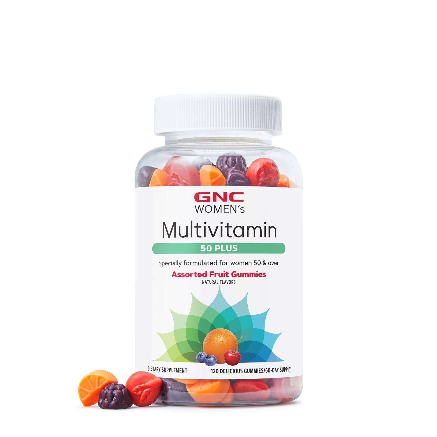 Women Multivitamin 50+ Gummies, Jeleuri Cu Multivitamine Pentru Femei 50+ Cu Aroma De Fructe Asortat