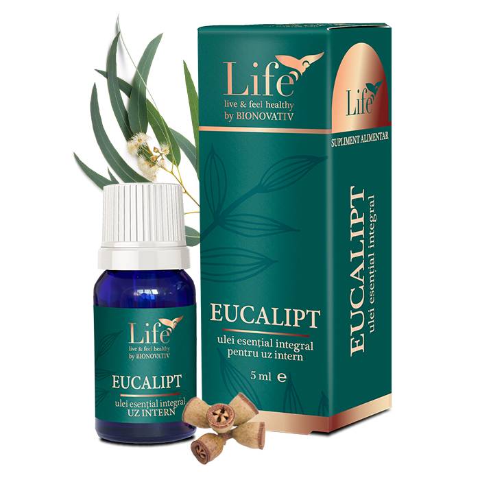 Eucalipt ulei esential integral, 5 ml, DVR Pharm