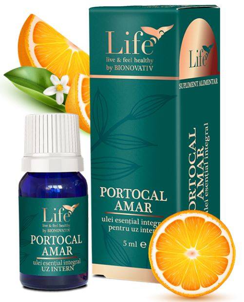 Portocal amar ulei esential integral 5ml - Bionovativ