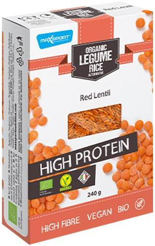 Alternativa la orez din linte rosie Eco-Bio 240g - Max Sport