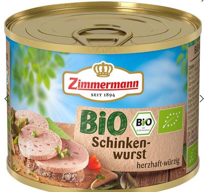 Conserva de carne Eco-bio 200g - Zimmermann