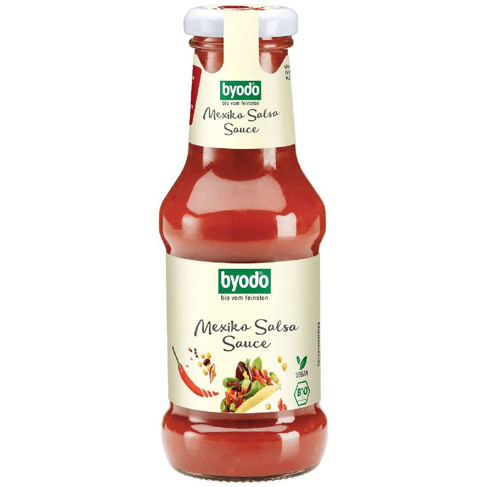 Sos Salsa Mexico, fara gluten, eco-bio, 250 ml, Byodo