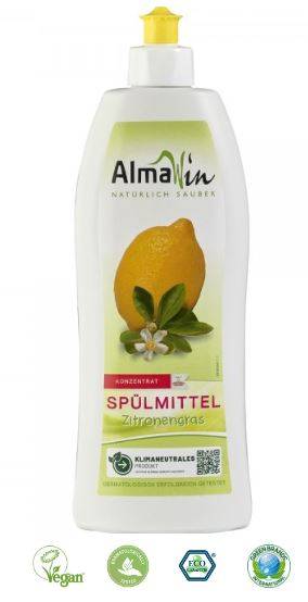 Detergent de vase concentrat cu lamaie Eco-Bio 500ml - AlmaWin