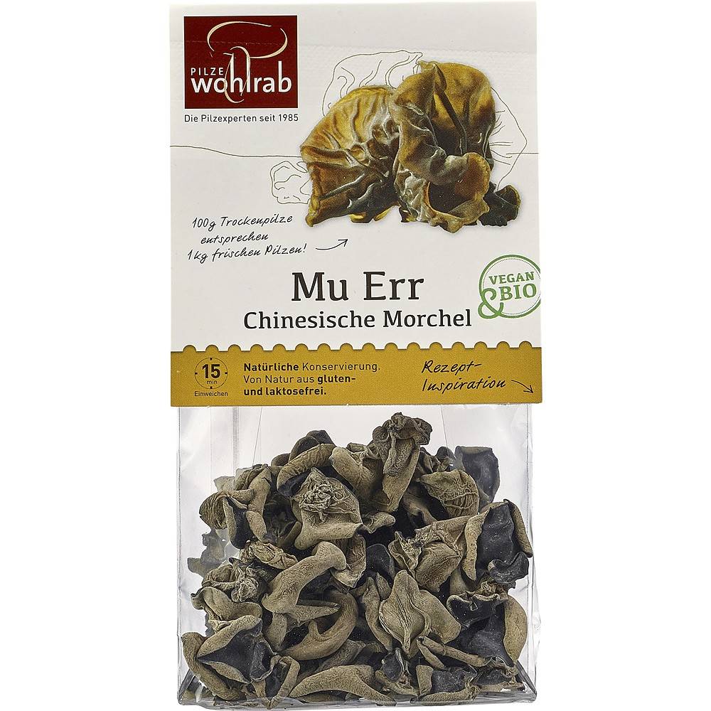 Ciuperci urechi de lemn deshidratate, 30 g, Mu Err Wohlrab