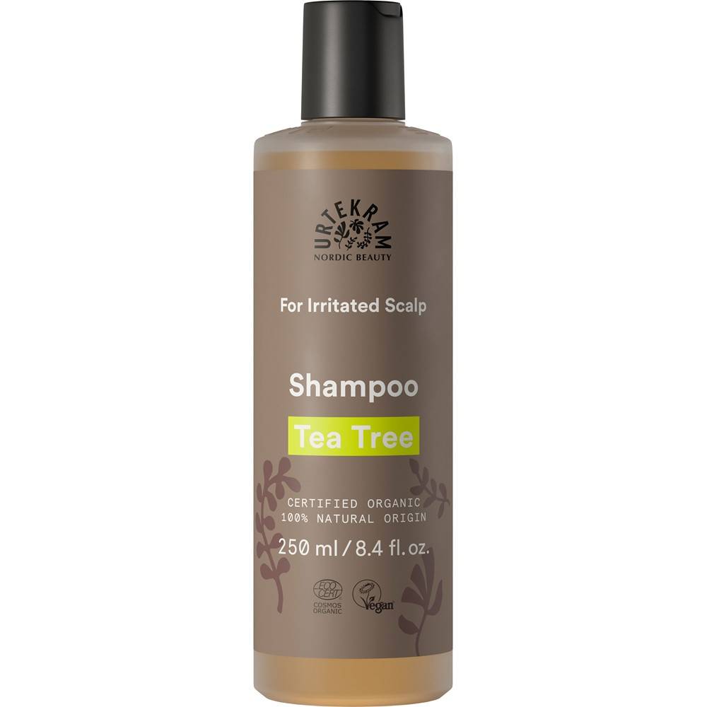 Sampon cu arbore de ceai pentru scalp iritat, eco-bio, 250 ml, Urtekram