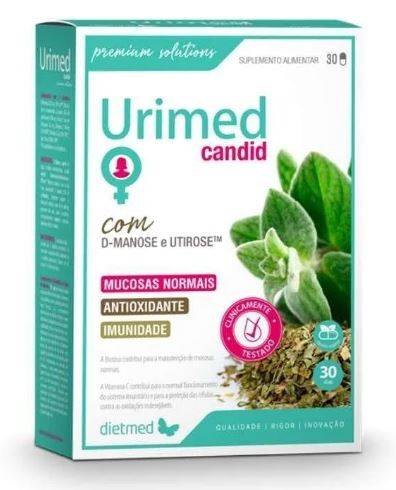 Urimed Candid + D-Manoza, eficient in candida, 30cps, DIETMED - Type Nature