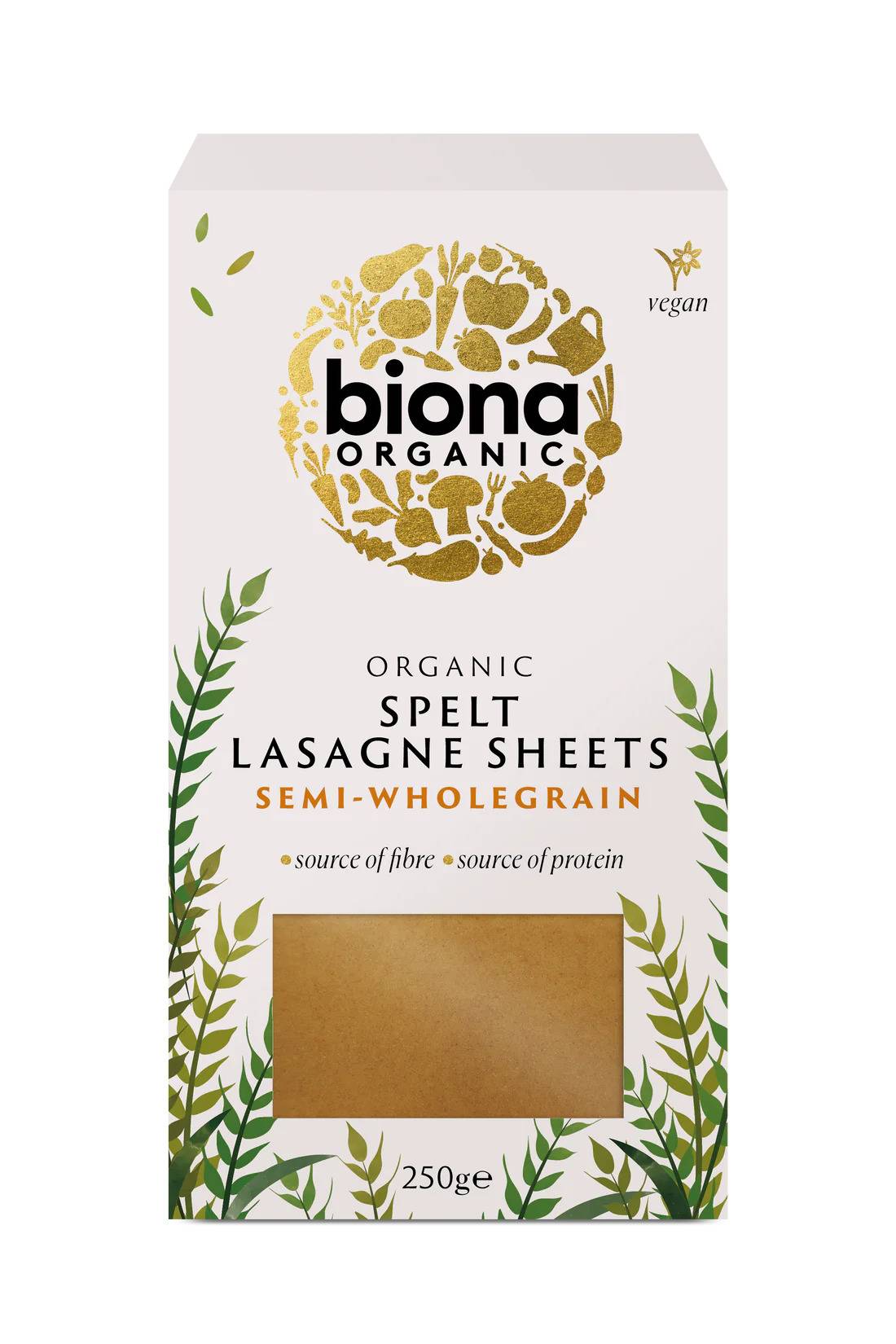 Foi de lasagna din spelta, eco-bio, 250g - Biona