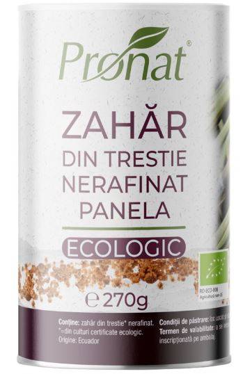 Zahar din trestie nerafinat Eco-Bio 270g - Pronat