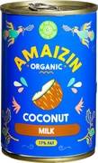 Lapte de cocos 17 %, eco-bio, 400 ml, Amaizin