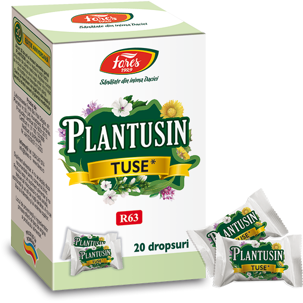 Plantusin tuse, R63, 20 dropsuri, Fares