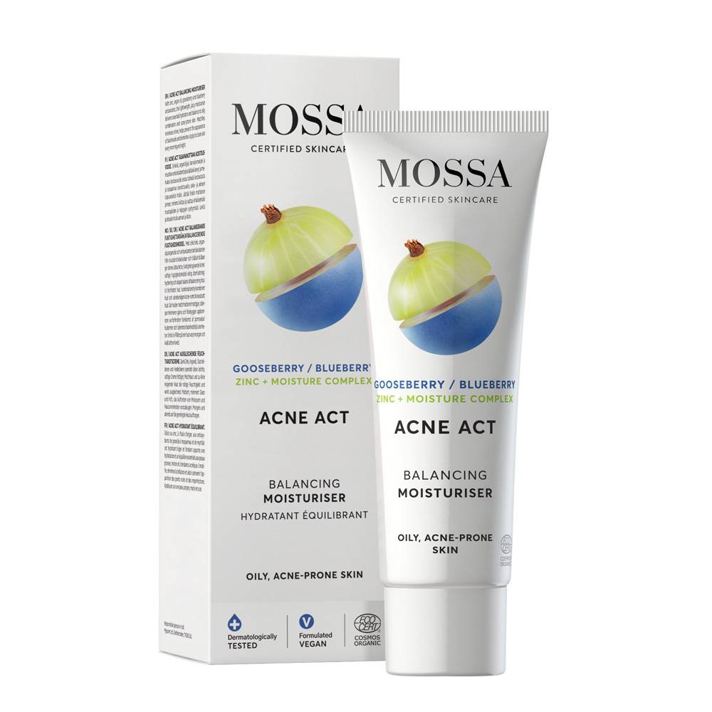 ACNE ACT Cremă hidratantă echilibrantă, 50ml - Mossa