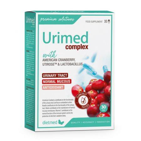 Urimed complex + probiotic, infectii urinare, 28cps, DIETMED - Type Nature