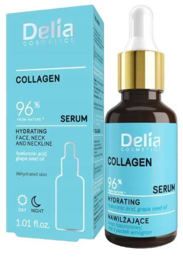 SER COLLAGEN, HIDRATARE ZI Si NOAPTE, FATA SI DECOLTEU 30ML - DELIA COSMETICS