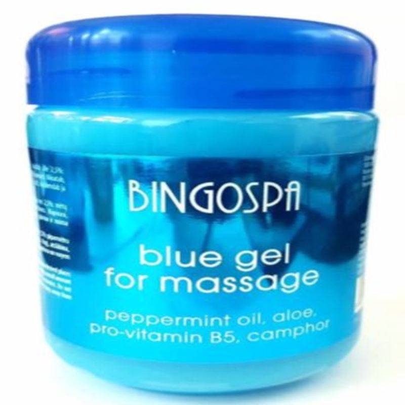 GEL ALBASTRU PENTRU MASAJ CU EFECT CALMANT SI RELAXANT, 500 G, BINGO SPA