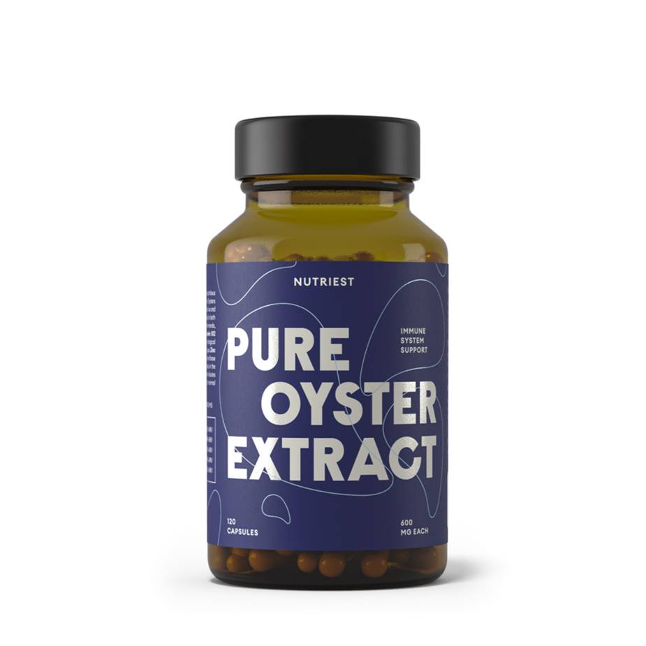 PURE OYSTER EXTRACT – creste fertilitatea, reduce oboseala si epuizarea, 120 capsule, NUTRIEST