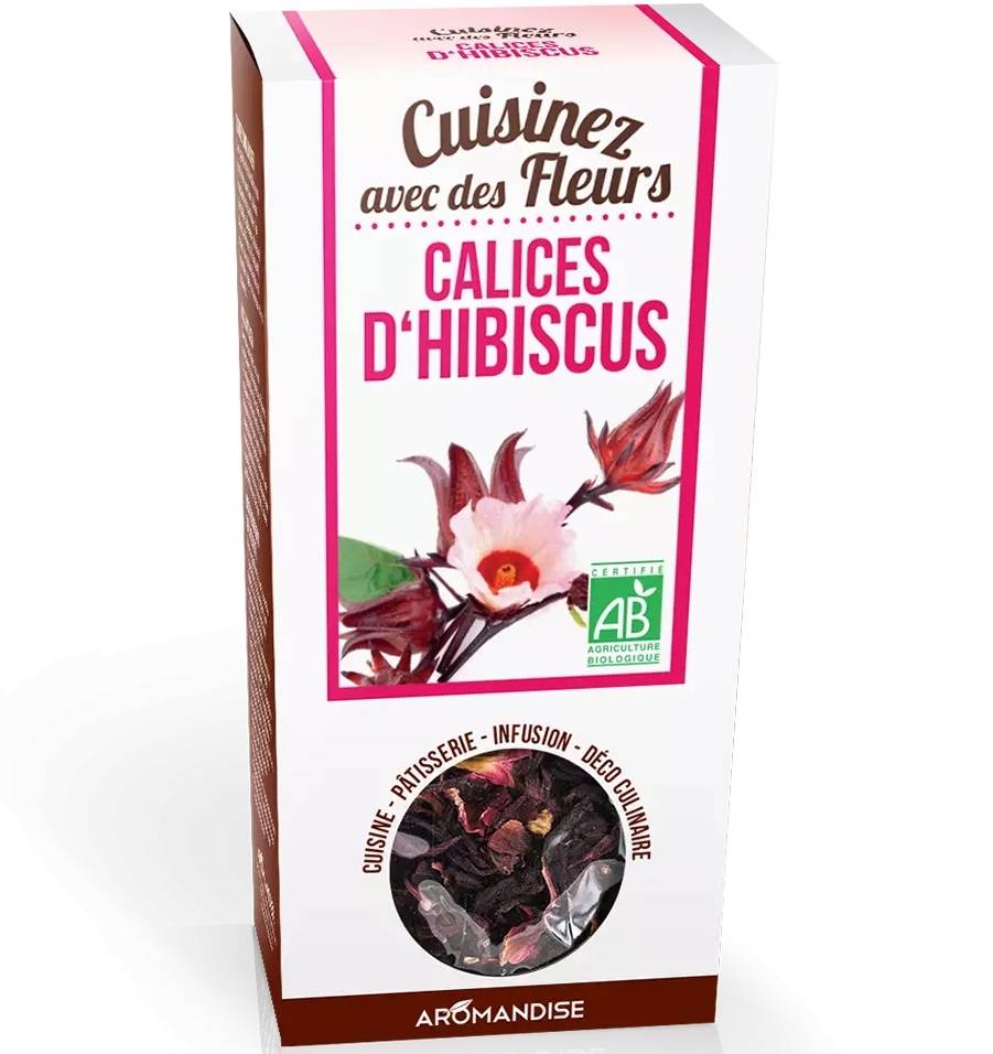 Flori de hibiscus uz culinar Eco-Bio 80g - Aromandise