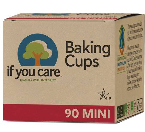 Hartie de copt  briose nealbita, mini fara clor, compostabila, 90buc - If You Care