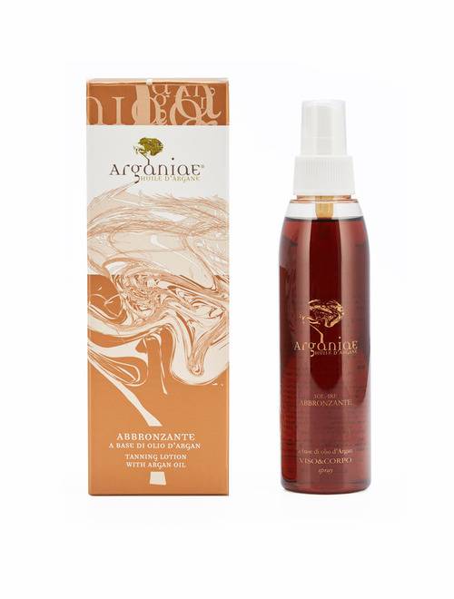 Ulei accelerator bronz cu ulei de argan, 150ml - Argania