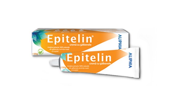 Epitelin crema cicatrizare cu galbenele 35g - Aliphia Exhelios