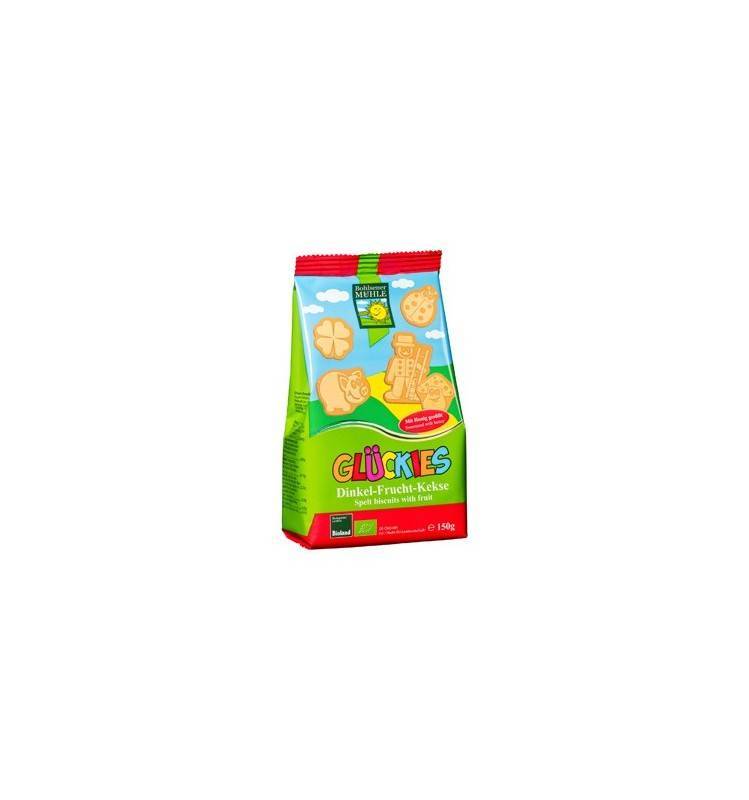 Gluckies biscuiti din grau spelta si fructe - eco-bio 150g - Bohlsener Muhle