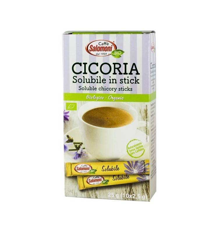 Cicoare solubila - (10x2,5g) pliculete - eco-bio 25g - Caffe Salomoni