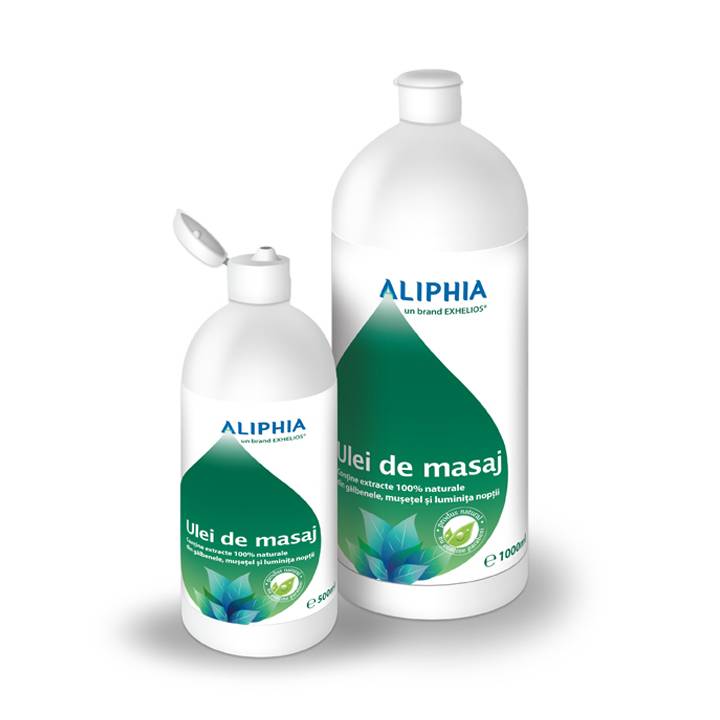 Ulei de masaj natural 1000ml - Aliphia Exhelios