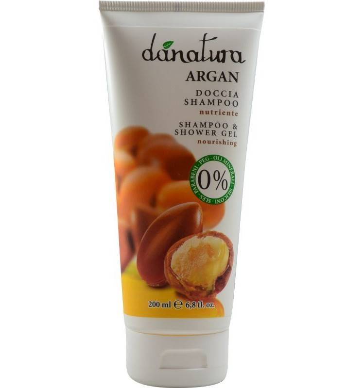 Sampon si gel de dus cu ulei de argan, 200ml - Danatura