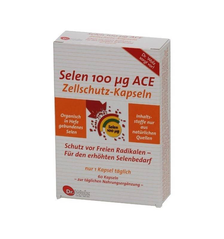 Selen ACE 100ug 60cp - Dr. Wolz