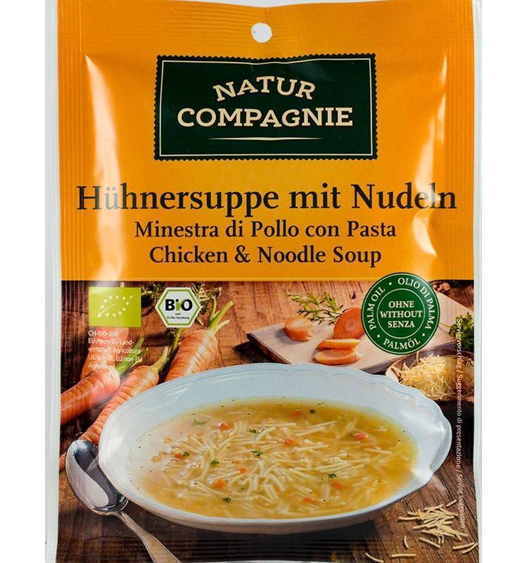 Supa de pui cu taitei - eco-bio 40g - Natur Compagnie