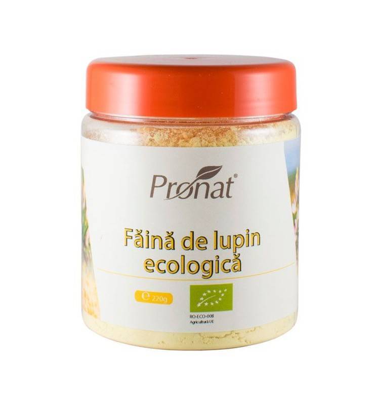 Faina de lupin prajit - eco-bio 220g - Pet - Pronat