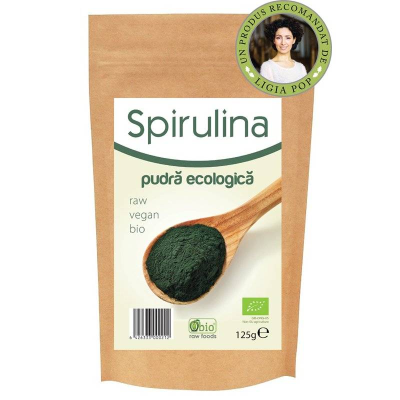 Spirulina pulbere 125g eco-bio - OBio