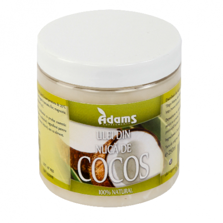 Ulei din nuca de cocos, 250 ml - Adams Vision