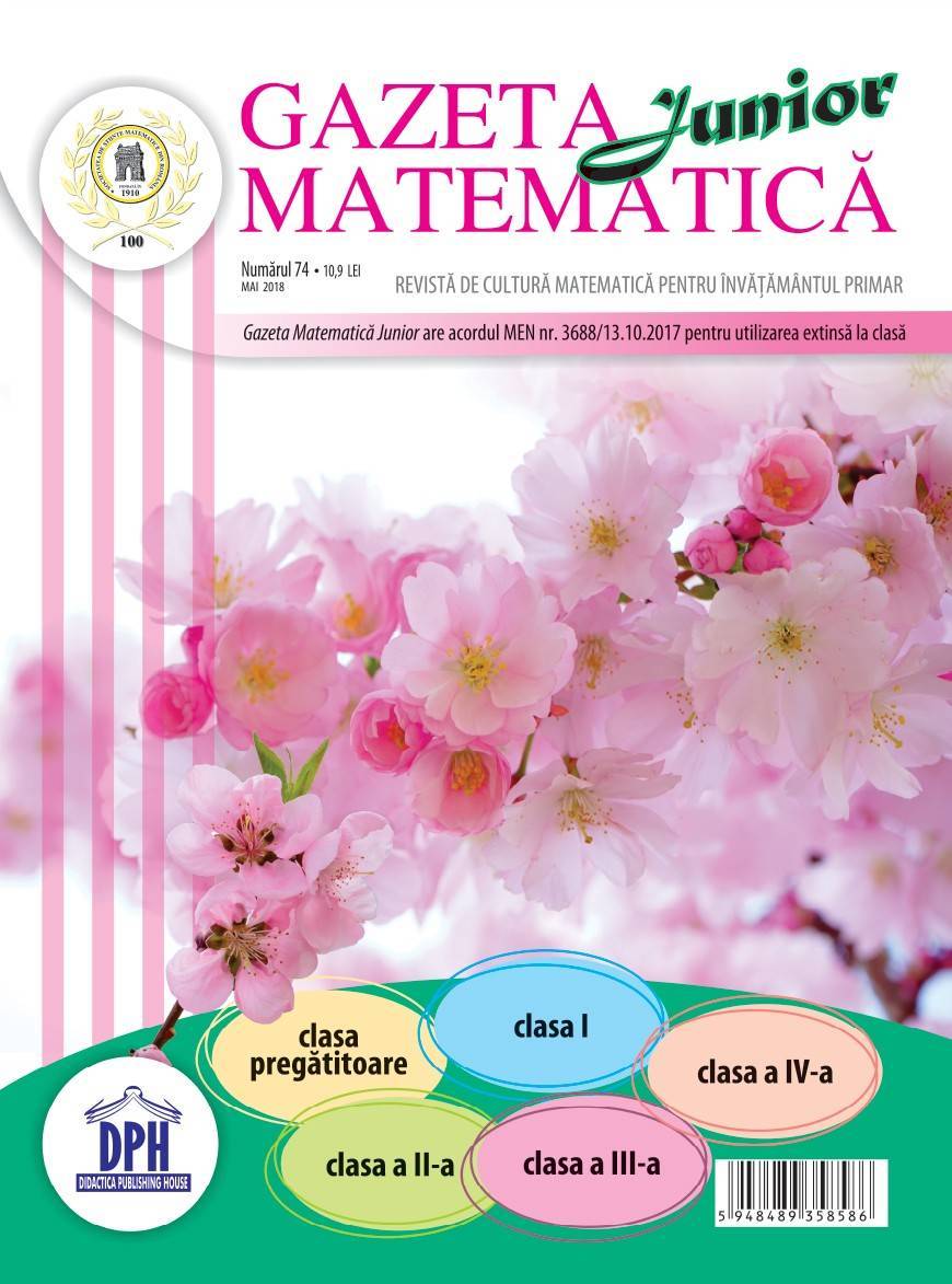 Gazeta Matematica Junior nr. 74 - carte - DPH