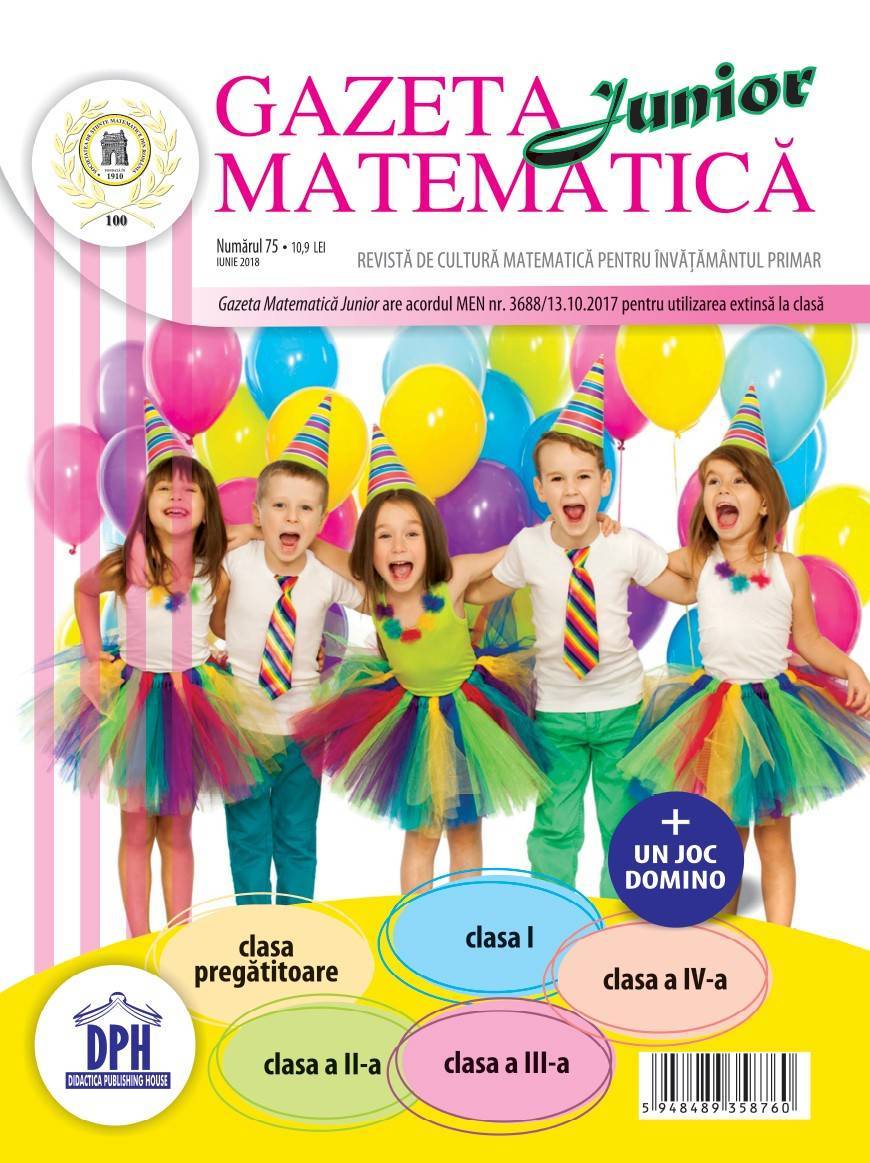 Gazeta Matematica Junior nr. 75 - carte - DPH