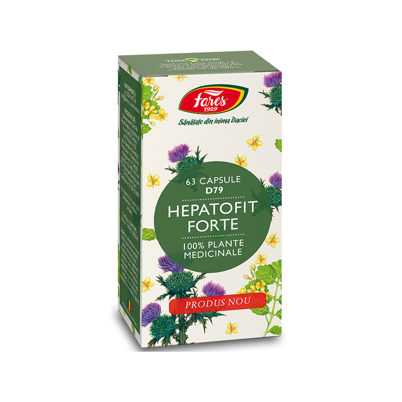 Hepatofit forte - D100 - 63cps - Fares