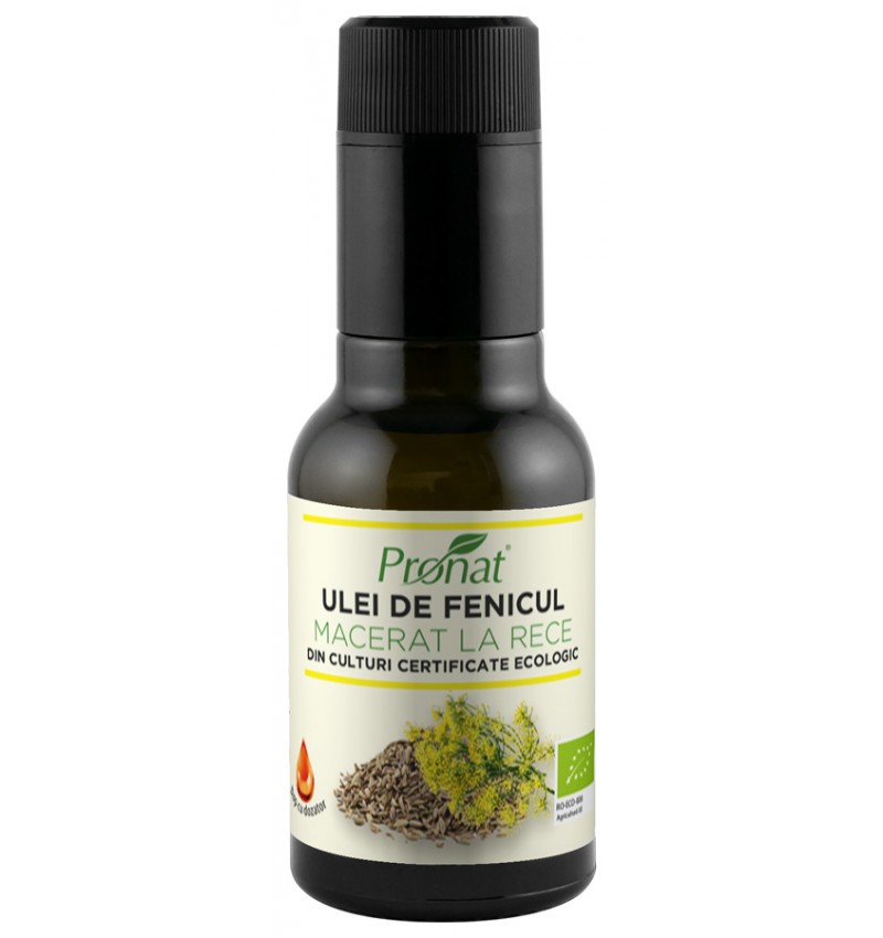 Ulei de fenicul macerat la rece, eco-bio, 100ml - Pronat