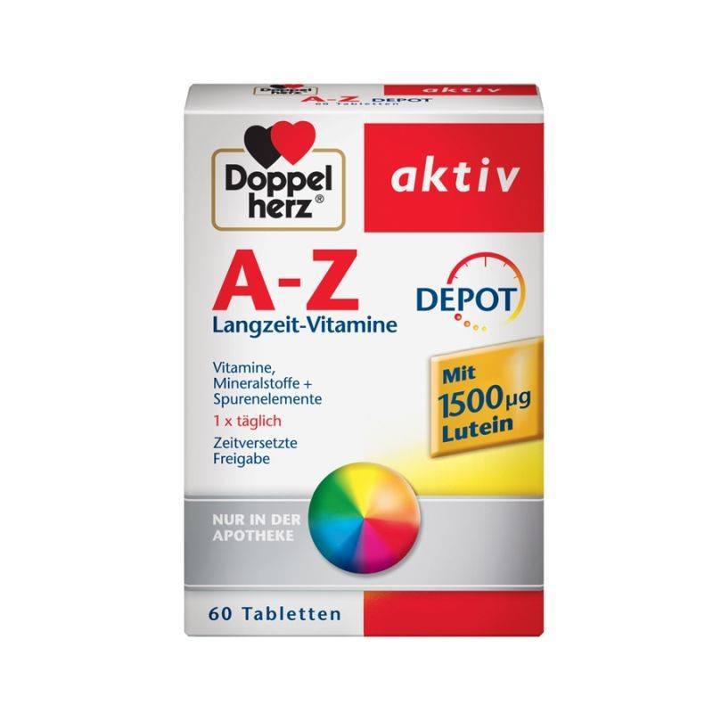 DOPPEL AKTIV A - Z RETARD CU LUTEINA 1500mcg, Doppelherz