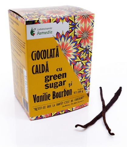 CIOCOLATA CALDA CU GREEN SUGAR SI VANILE BOURBON 10pl, REMEDIA