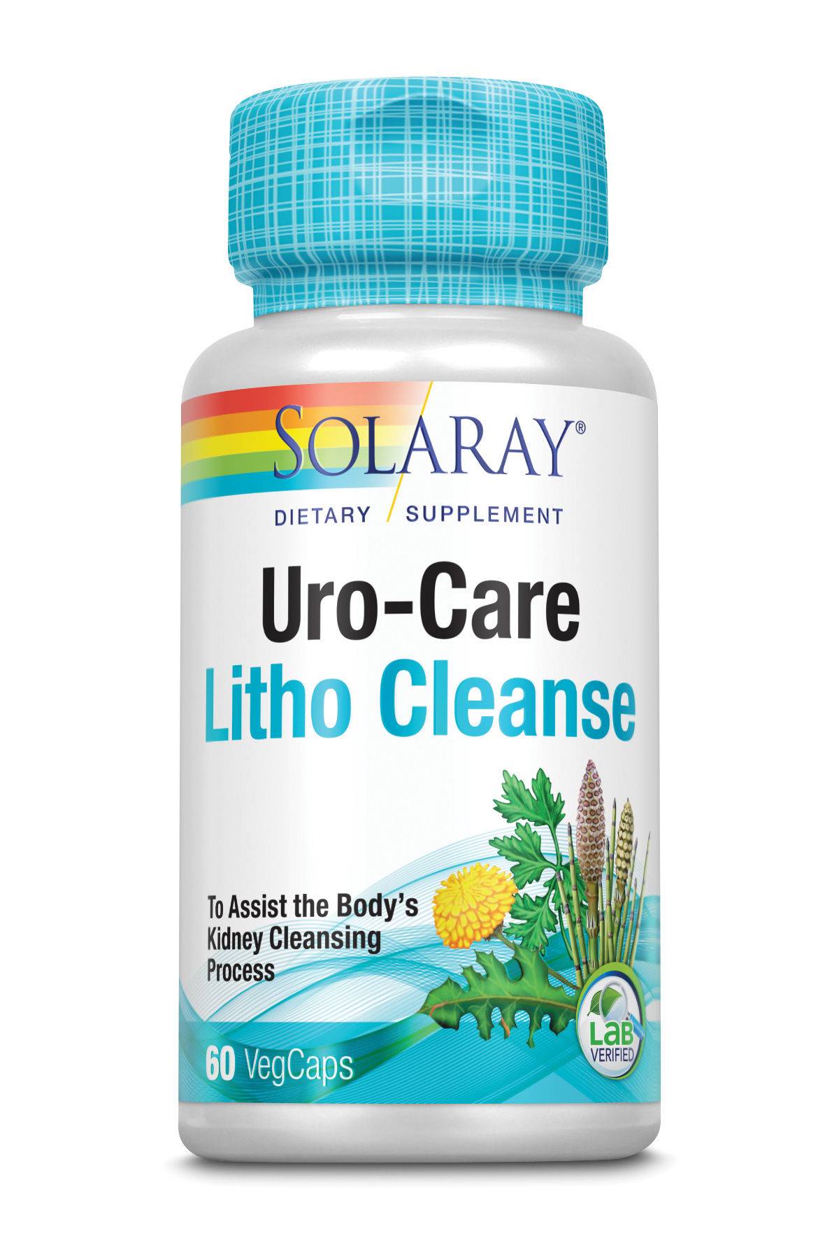 Uro Care Litho Cleanse 60cps vegetale, Solaray Secom