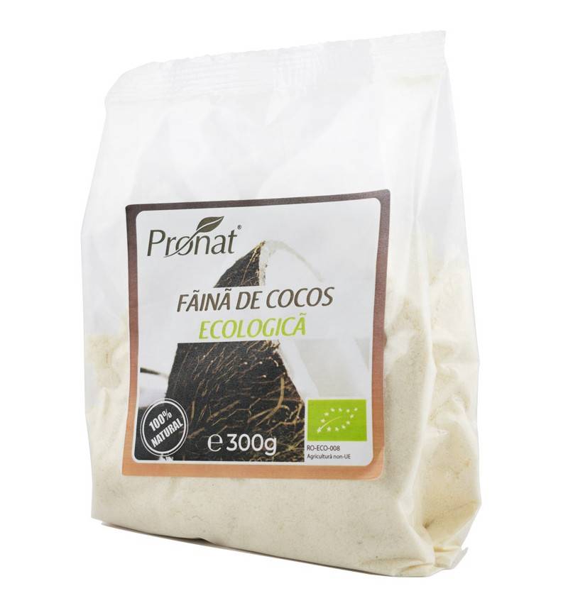 Faina din nuca de cocos eco-bio, 300g, Pronat