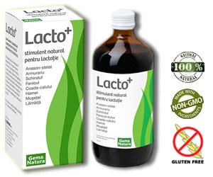 Lacto plus 250ml - stimulent natural pt lactatie - GemaNatura - 1 | YEO