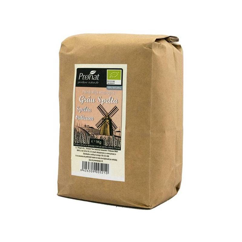 Faina alba de grau spelta (spelta triticum), eco-bio, 1kg - Pronat