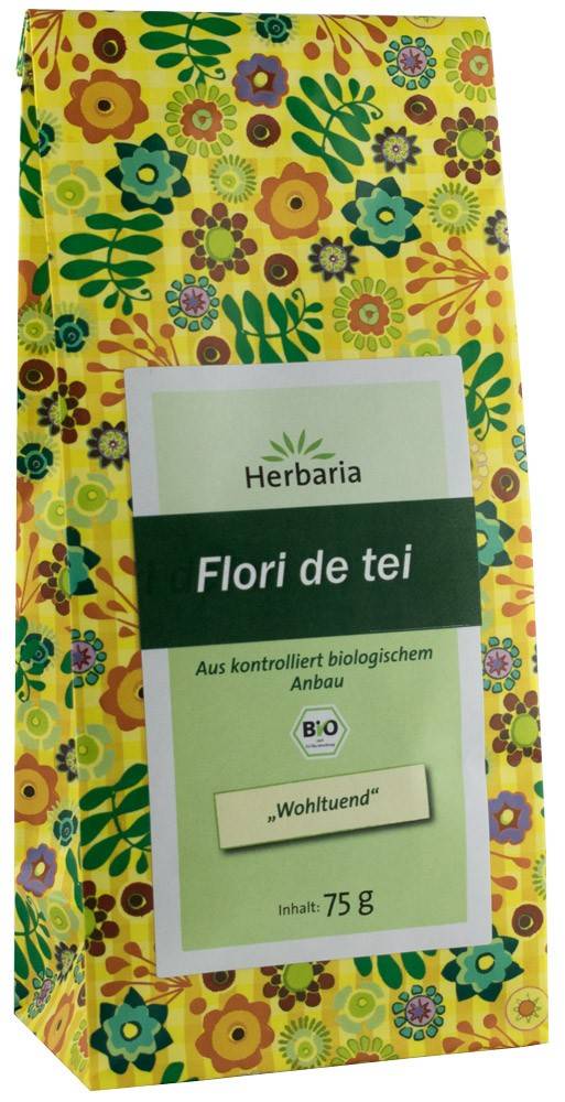 Ceai flori de tei, eco-bio, 75g - Herbaria