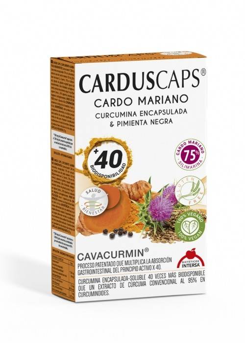 Capsule cu armurariu, curcuma si piper negru, 60 capsule - Carduscaps