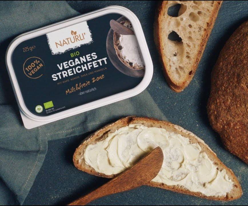 Crema tartinabila din grasimi de rapita, cocos, shea si migdale, eco-bio-vegan,225G NATURLI - 1 | YEO