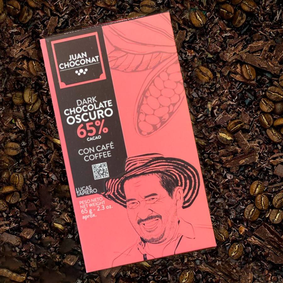 Ciocolata neagra cu cafea 65% cacao, 65g Juan Choconat - 1 | YEO