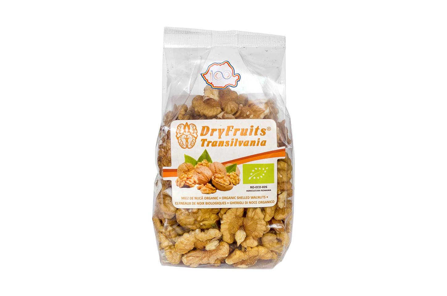 Miez de nuca eco-bio Dry Fruits Transilvania 100g - 1 | YEO