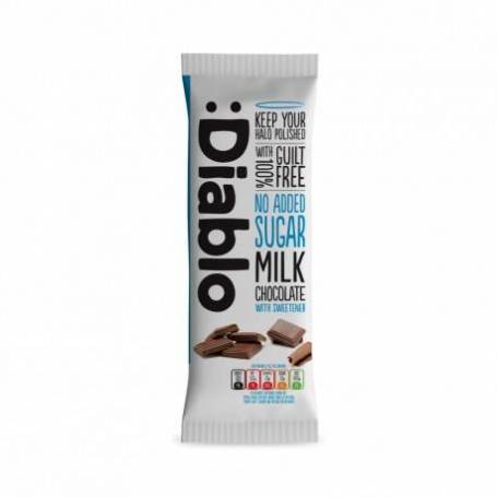 Ciocolata cu lapte fara zahar, 85g Diablo Sugar Free