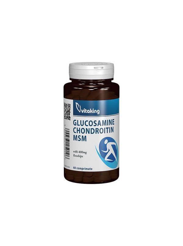 Glucozamina, Condroitina si MSM 60 cpr - VITAKING