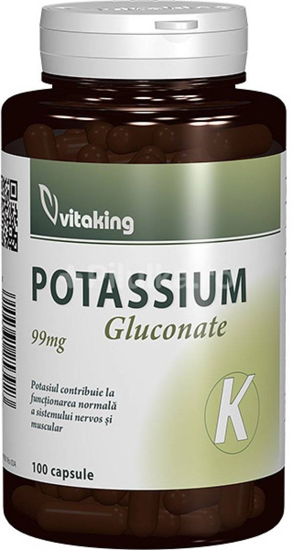 Potasiu (Gluconate) 99mg - VITAKING 100 capsule
